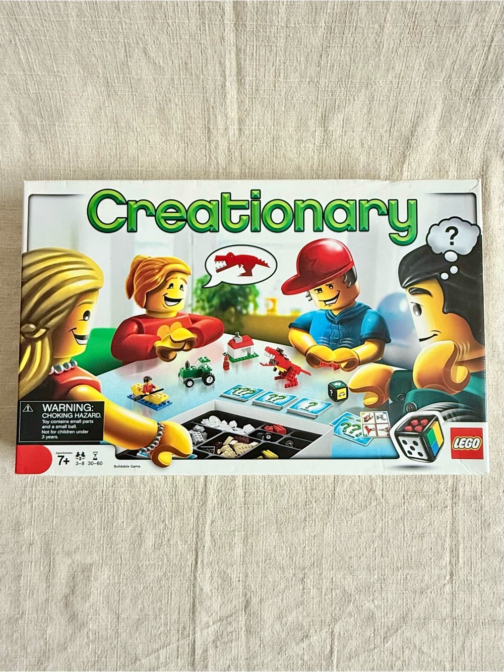 LEGO Creationary Board Game w Collaborative Game Option - Building & Guessing 7+